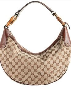 GUCCI Bamboo ring HOBO Handbag